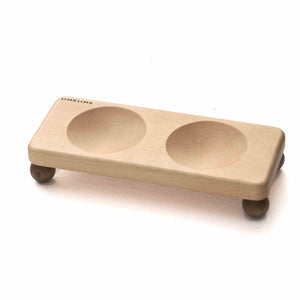 Elevate Your Cat's Dining Experience with Our Solid Wood Cat Bowl